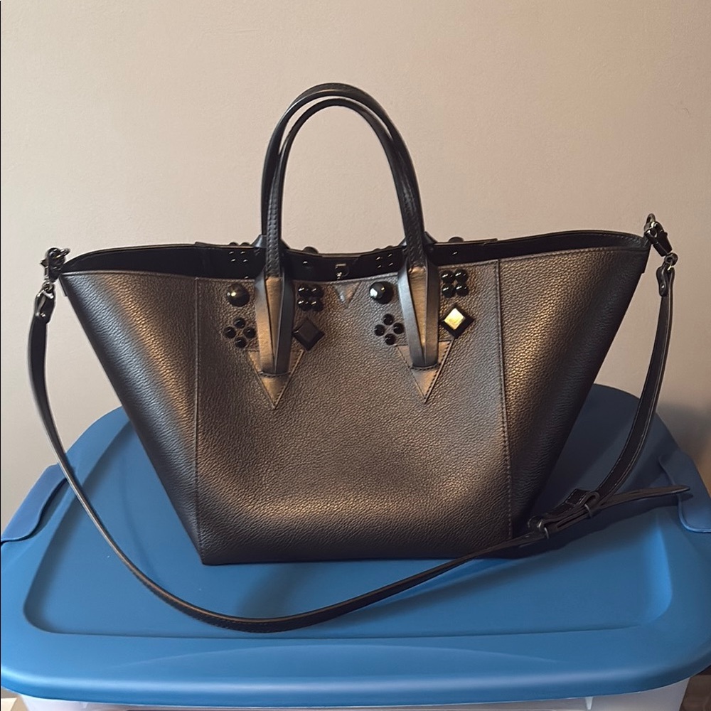 Black Designer Tote Bag
